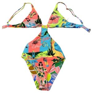 Maaji Women's Standard Trikini Cheeky Cut Sz S